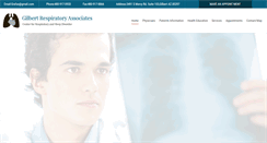 Desktop Screenshot of gilbertrespiratory.com